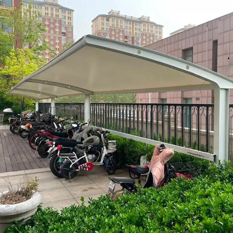 三门县膜结构电动车棚